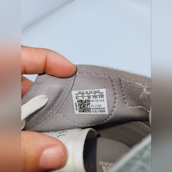 ADIDAS BY STELLA MCCARTNEY TREINO MID-CUT SHOES IN HEATHERED GREY WHITE SIZE 6.5 - Picture 12 of 16